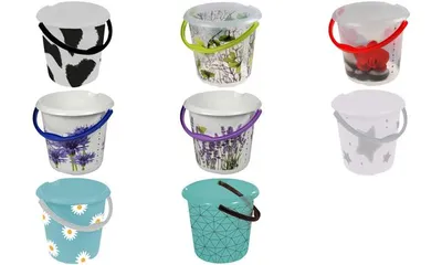 Produktbild von keeeper Deco-Putzeimer ilvie "stars", rund, 10 Liter