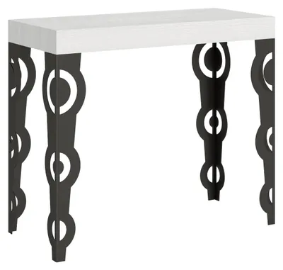 Immagine prodotto di Consolle Allungabile 90-300x40x77 cm in Nobilitato Bianco