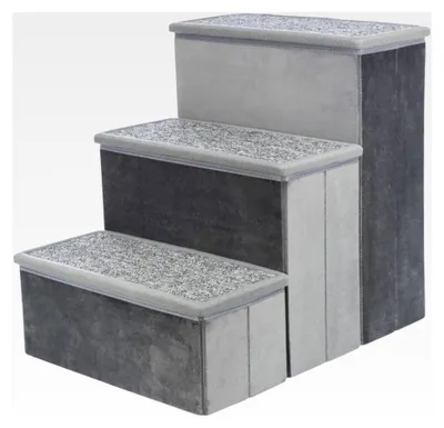 Produktbild von Treppe mit Stauraum, 34 × 45 × 50 cm, grau