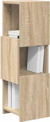 Image de vidaXL Armoire d'angle en chêne Sonoma 25,5 x 25 x 80 cm Matériau dérivé du bois