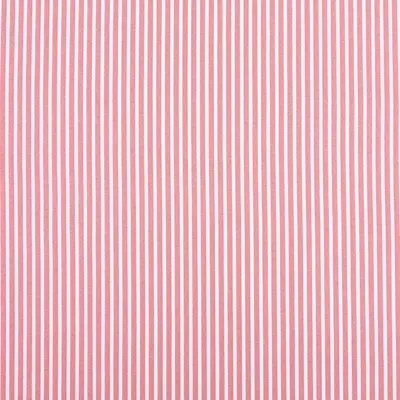 Produktbild von Baumwollstoff Meterware Popeline Streifen blush weiß 150cm