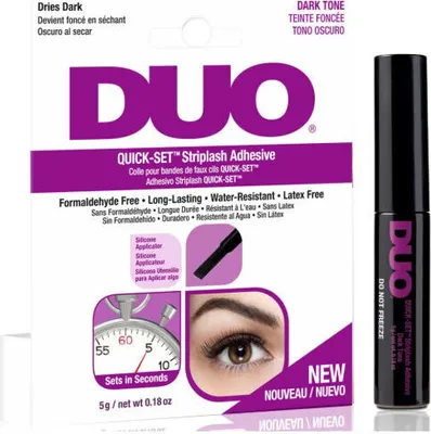 Produktbild von Fuchsia Duo Quick Set Dark Tone klarer Wimpernkleber 5 g