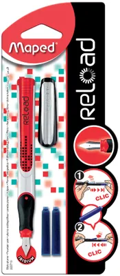 Image de Stylo plume Maped Reload, largeur de plume : M, couleur aléatoire (1 lot)