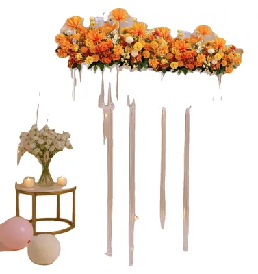 Produktbild von Blumenstand, Elegantes Mittelstück, Langlebiges Acryl-Design, Klar