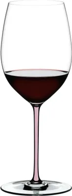 Produktbild von RIEDEL 4900/0P FATTO A MANO Cabernet / Merlot Weinglas - Stiel PINK