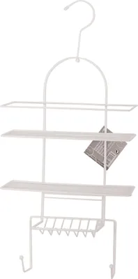 Image de MSV Étagère de douche, panier de douche, étagère de salle de bain pour shampoing, gel douche