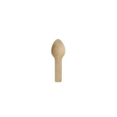 Produktbild von Papstar Fingerfood - Löffel aus Holz "pure" 7,6 cm, 10 x 100 Stück