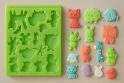 Silikonform für Haustiere, 200 g, 50 Stück, 10x10x10 cm