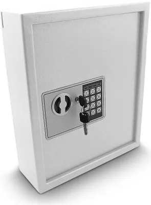 Produktbild von Bituxx Schlüsselsafe elektronisch 48 Haken Eckig Lichtgrau MS-13516