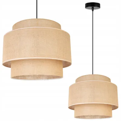 Image de Suspension, lustre, abat-jour, Boho Juta