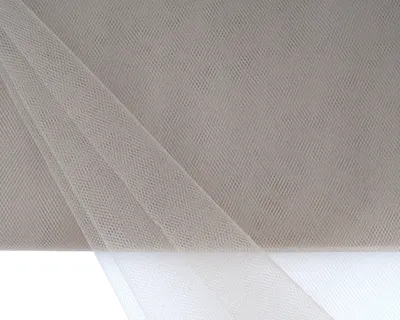 Produktbild von TÜLL Stoff 10m x 150cm, Farbauswahl:taupe 823