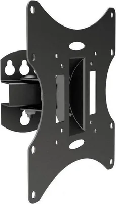 Produktbild von Link Accessori LK10032, 106,7 cm (42"), 75 x 75 mm, 200 x 200 mm, -20 - 20°, Edelstahl, Schwarz