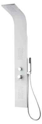 Image de Esseflat panneau de douche mécanique blanc Essebagno