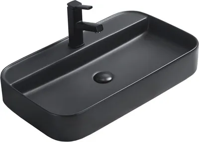 Obrázek produktu pro Mexen Sofia umyvadlo na desku 70 x 40 cm, Matná černá - 22157085