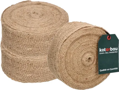 Obrázok produktu pre KOTARBAU® Sada 3 jutových stúh Burlap Tape 6 cmx20 m dlhá textilná rolka pre mnohé sofistikované dekorácie