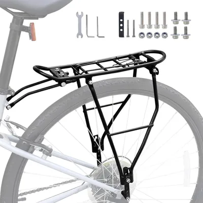 Immagine prodotto di Portapacchi posteriore in alluminio per biciclette da 24-28 pollici