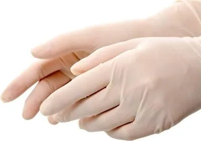 Image de Gants VINYLE Non poudrés Medium (7-8) - 10 paquets de 100 gants