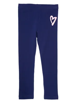 Produktbild von Mädchen-Leggings With Hearth - Navy - 110
