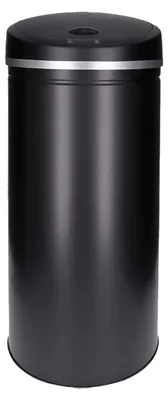 Produktbild von Automatischer Mülleimer mit Sensor 60 Liter - rostfreier Abfalleimer mit Bewegungssensor und Klemmring für Müllbeutel - automatisches Öffnen/Schließen