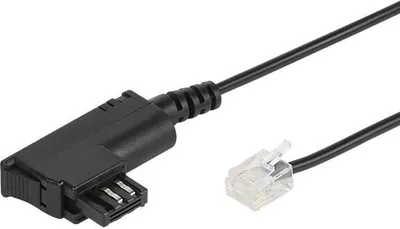 Produktbild von Telefon Anschlusskabel, TAE-F Stecker auf RJ11-Stecker 4p4c, 10m (4507