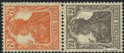 Produktbild von Briefmarken Deutsches Reich 1916 Mi S13b postfrisch Germania