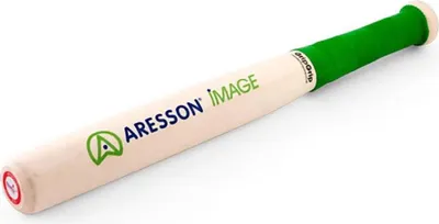 Image de Aresson Rounders Raquette en bois caoutchouc 45 cm - Jouets de sport noir
