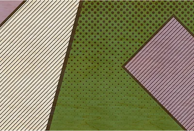 Produktbild von Tadessi Fototapete | Abstrakt | 4.00 m x 2.70 m | Grün | Beige | Wandbild | Digitaldruck