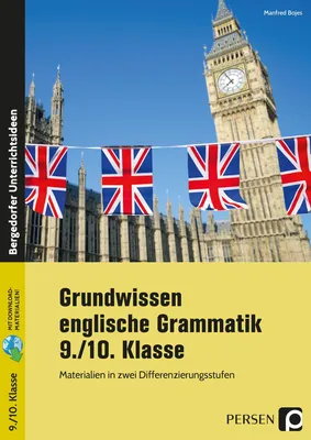 Produktbild von Grundwissen englische Grammatik - 9./10. Klasse