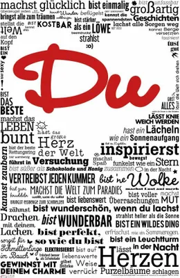 Produktbild von Motivational - Poster - Du machst glücklich