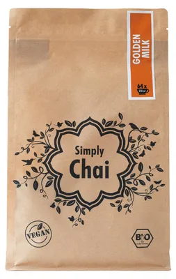 Produktbild von Simply Chai Bio & Vegan Golden Milk 1kg Beutel