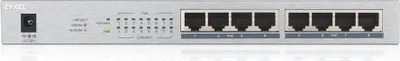 Zdjęcie produktu dla Zyxel GS1008HP, Nie zarządzany, Gigabit Ethernet (10/100/1000), Obsługa PoE