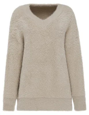 Image de Veste en tricot pour femme - beige, taille S