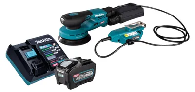 Zdjęcie produktu dla Makita BO 001 CGT101 Akumulatorowa szlifierka oscylacyjna 40 V maks. 125 mm skok 5,0 mm Bezszczotkowa + 1x akumulator 5,0 Ah + ładowarka