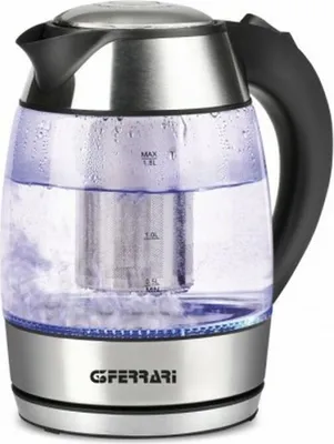 Immagine prodotto di G3 Ferrari BolleBlu bollitore elettrico 1,8 L 2200 W Nero Acciaio inossidabile Trasparente