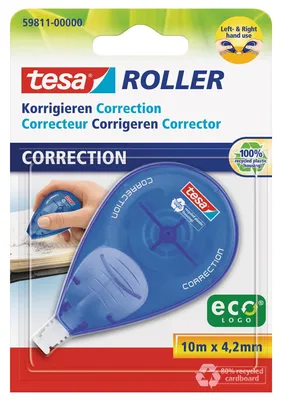 Produktbild von TESA 59811-0000-01, Blau, 10 m, 4,2 mm, Sichtverpackung