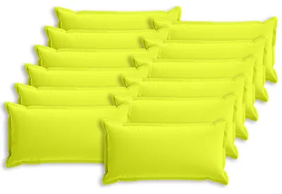 Produktbild von vidaXL Kissenbezug 12 stk. HOUTEN Hellgrün 40 x 80 cm Polyester