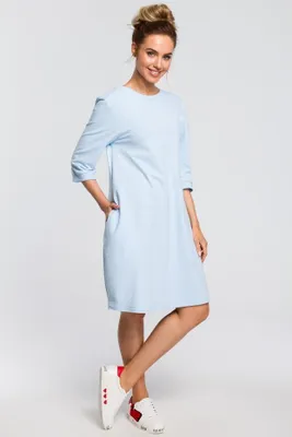 Produktbild von Made of Emotion Minikleid für Frauen Sherab M417 hellblau M