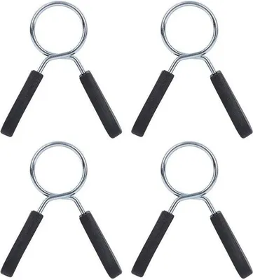 Immagine prodotto di Molle a molla per manubri 50 mm, 30 mm, 28 mm - Attrezzatura da palestra - Impugnature in plastica morbida (28 mm)
