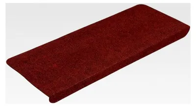 Produktbild von Selbstklebende Stufenmatten 30 Stück Rot 65x24,5x3,5 cm, Treppenmatten, Teppich für Treppenstufen, Treppenauflagen