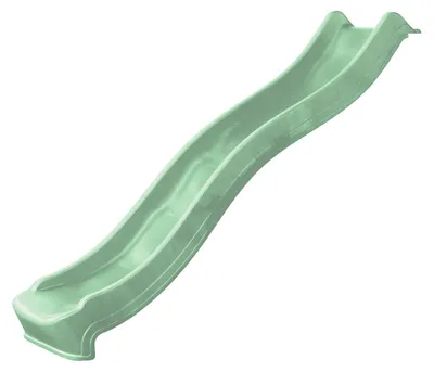Image de Toboggan Wickey Flow avec raccordement à l'eau 220 cm, vert clair