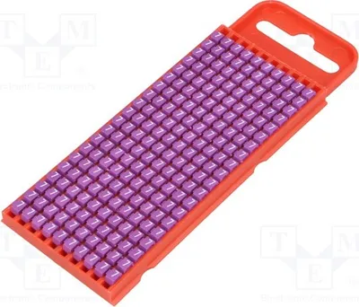Obrázok produktu pre 200 kusov štítkov pre káble a vodiče, priemer 2 ÷ 2,8 mm, kód 561-01677, označovacie štítky