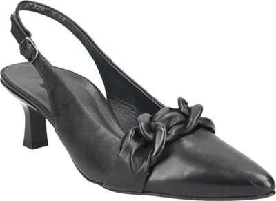 Produktbild von Paul Green Peeptoes & Slingpumps 6046-003, Glattleder, Schwarz, Damen