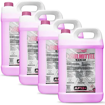 Immagine prodotto di Antigelo per radiatore rosso 20 L AF12+ Liquido refrigerante -40 °C per auto, pronto all'uso GiDeli