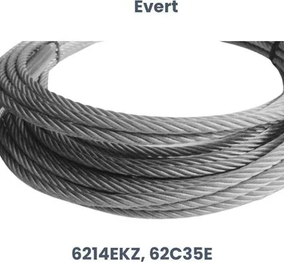 Obrázek produktu pro Náhradní lano Evert pro výtahy 6214EKZ a 62C35E