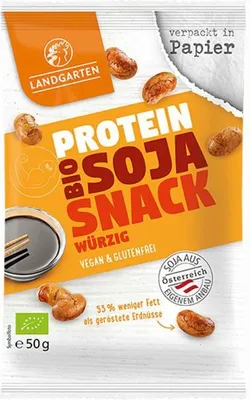 Produktbild von Landgarten  Soja Snack Würzig, 50 g
