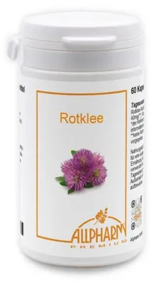 Produktbild von ALLPHARM Rotklee Isoflavone 500 mg Kapseln, 60 St. Kapseln