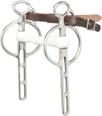 Produktbild von Zilco Liverpool Kandare - weiße Stange 11,5cm