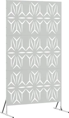 Image de Écran de confidentialité Gris 100 x 50 x 180 cm Acier