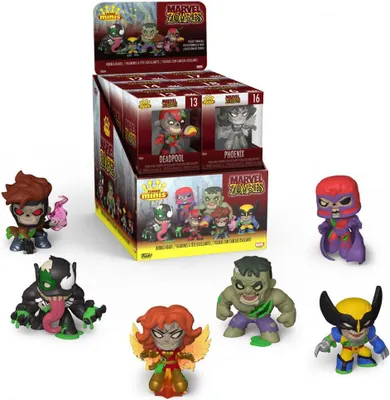 Produktbild von Funko Marvel Zombies Mystery Minis Figuren 6 cm Display FK53025