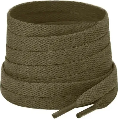 Produktbild von Flache Schnürsenkel - Grün Olive - 120 cm